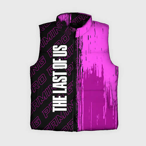 Женский жилет The Last Of Us pro gaming: по-вертикали / 3D-Черный – фото 1