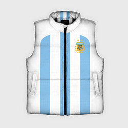 Женский жилет Сборная Аргентины ЧМ 2022, цвет: 3D-черный