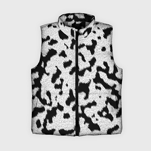 Женский жилет Далматин - текстура / 3D-Светло-серый – фото 1