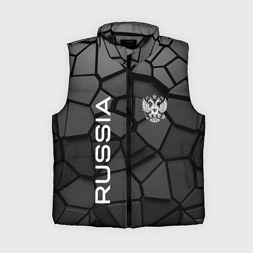 Женский жилет Черная броня Россия / 3D-Черный – фото 1