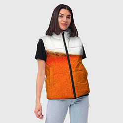 Женский жилет Тёмное пиво, цвет: 3D-светло-серый — фото 2