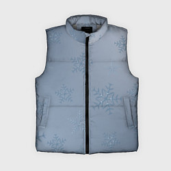 Женский жилет Серый снег