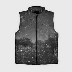 Женский жилет Абстрактная тьма и следы белой краски