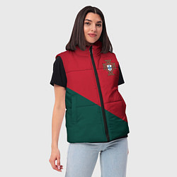 Женский жилет Форма сборной Португалии ЧМ 2022, цвет: 3D-красный — фото 2