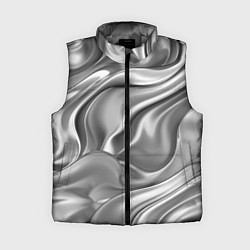 Женский жилет Плавленное серебро