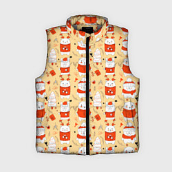 Женский жилет New year bears