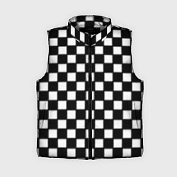 Женский жилет Шахматная доска
