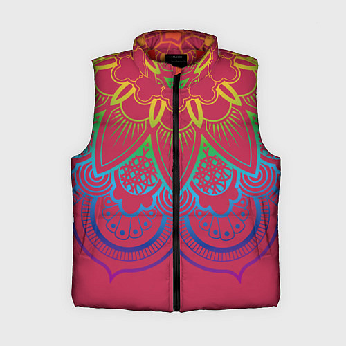 Женский жилет Viva magenta mandala / 3D-Красный – фото 1