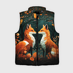 Женский жилет Две лисоньки в стиле Folk Art