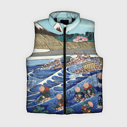 Женский жилет Кацусика Хокусай сон жены рыбака - японская гравюр