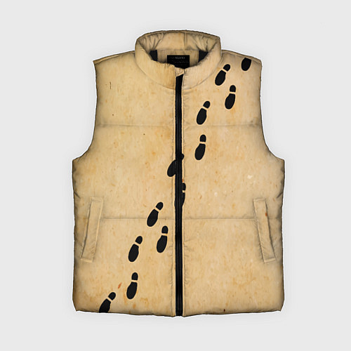 Женский жилет Следы мародеров на пергаменте / 3D-Черный – фото 1
