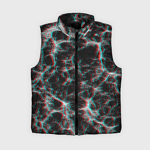 Женский жилет Сеть нейронов / 3D-Черный – фото 1