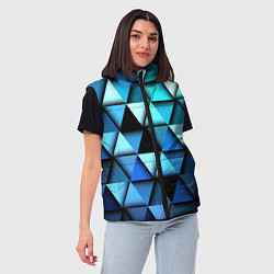 Женский жилет Blue triangle, цвет: 3D-светло-серый — фото 2