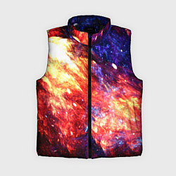 Женский жилет Космическое сияние ночь