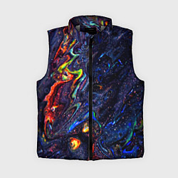 Женский жилет Размытые космические краски