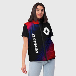 Женский жилет Renault красный карбон, цвет: 3D-черный — фото 2