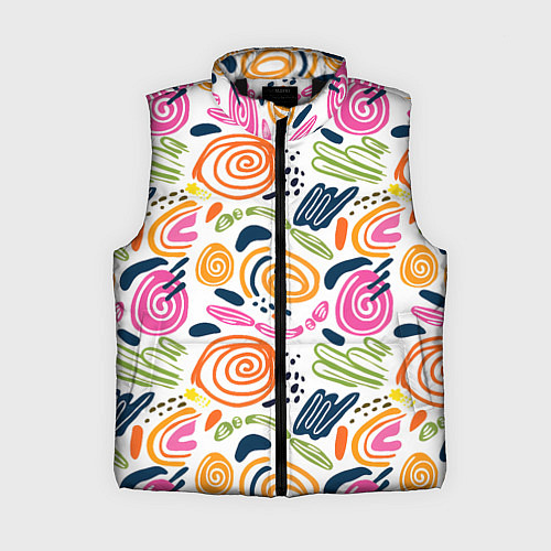 Женский жилет Геометрический паттерн / 3D-Черный – фото 1