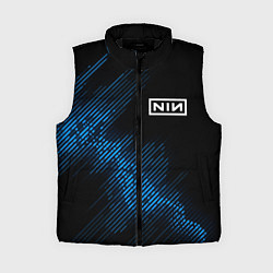 Женский жилет Nine Inch Nails звуковая волна