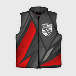 Женский жилет Porsche sports racing, цвет: 3D-черный