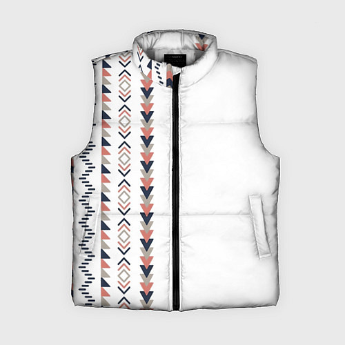 Женский жилет Боковой славянский узор / 3D-Светло-серый – фото 1