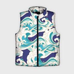 Женский жилет Волны - паттерн - мода