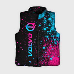 Женский жилет Volvo - neon gradient: по-вертикали, цвет: 3D-черный