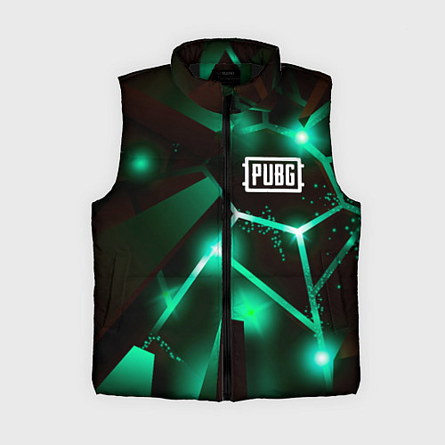 Женский жилет PUBG разлом плит / 3D-Черный – фото 1
