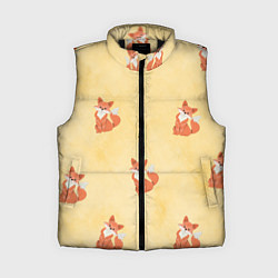 Женский жилет Наблюдательные лисята
