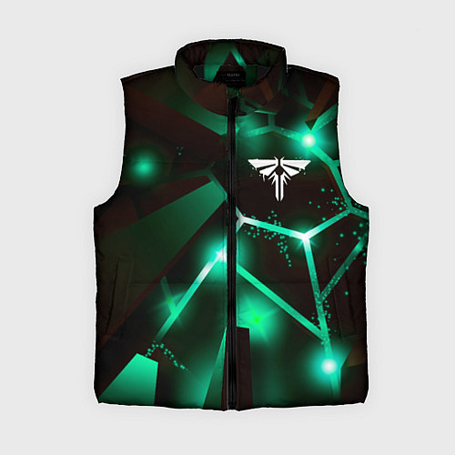 Женский жилет The Last Of Us разлом плит / 3D-Черный – фото 1