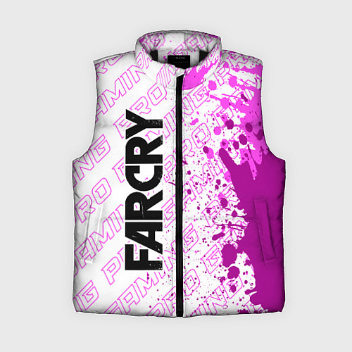 Женский жилет Far Cry pro gaming: по-вертикали / 3D-Черный – фото 1