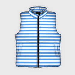 Женский жилет Тельняшка васильковая ВДВ