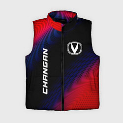 Женский жилет Changan красный карбон