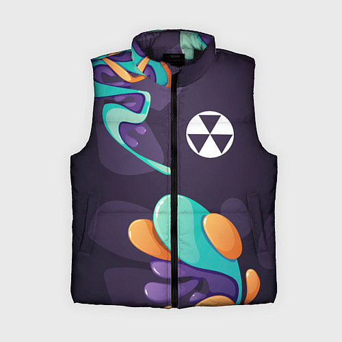 Женский жилет Fallout graffity splash / 3D-Черный – фото 1