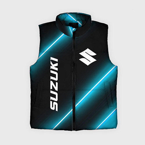 Женский жилет Suzuki неоновые лампы / 3D-Черный – фото 1