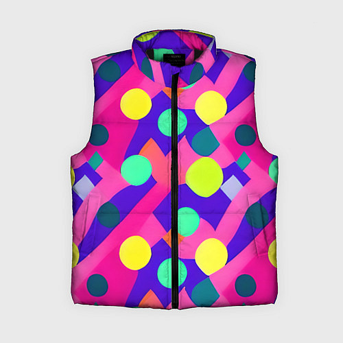 Женский жилет Психоделическая абстракция / 3D-Черный – фото 1