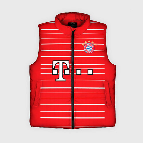 Женский жилет Джамал Мусиала Бавария Мюнхен форма 2223 домашняя / 3D-Красный – фото 1