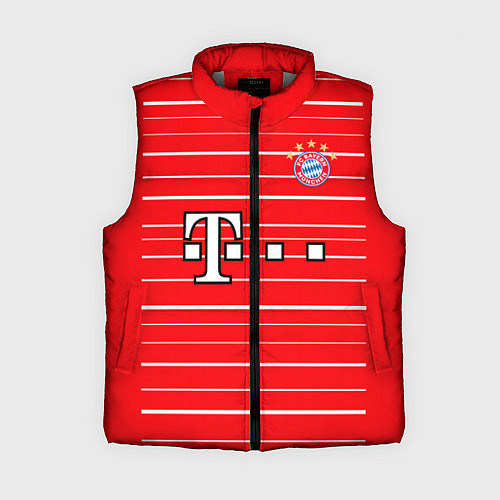 Женский жилет Джамал Мусиала Бавария Мюнхен форма 2223 домашняя / 3D-Светло-серый – фото 1