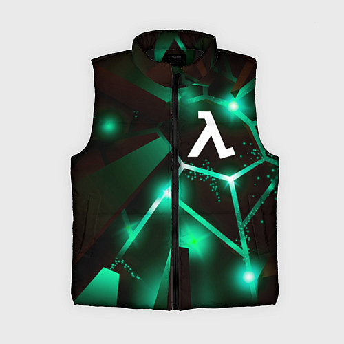 Женский жилет Half-Life разлом плит / 3D-Черный – фото 1