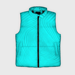 Женский жилет Фантазия морской волны