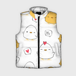 Женский жилет Привет цыпленок