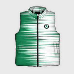 Женский жилет Skoda sign Шкода, цвет: 3D-черный