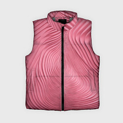 Женский жилет Фантазия в малиновом
