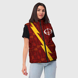 Женский жилет Ozzy Osbourne гитары и молния, цвет: 3D-черный — фото 2