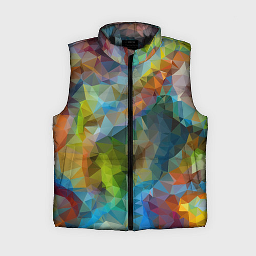 Женский жилет Color pattern / 3D-Черный – фото 1