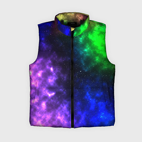 Женский жилет Космос мультицвет / 3D-Черный – фото 1