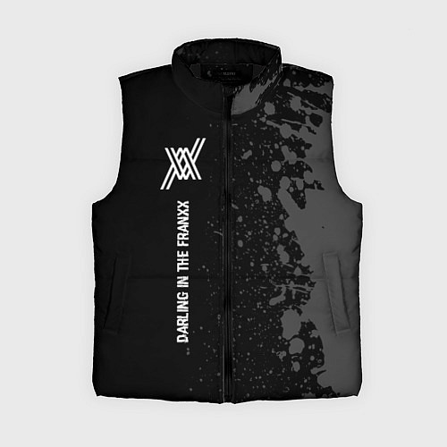 Женский жилет Darling in the FranXX glitch на темном фоне: по-ве / 3D-Черный – фото 1