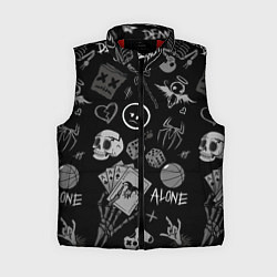 Женский жилет Sad art, цвет: 3D-красный