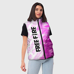 Женский жилет Free Fire pro gaming: по-вертикали, цвет: 3D-черный — фото 2