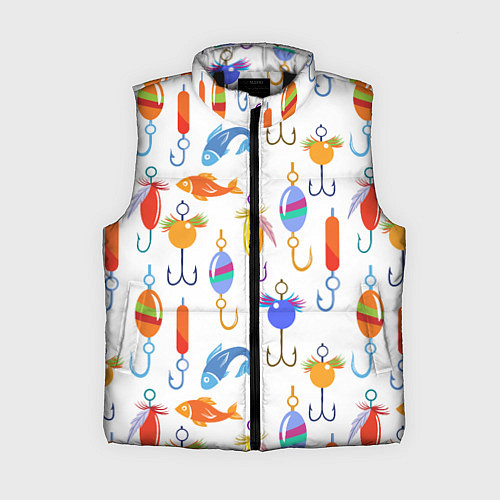 Женский жилет Рыбалочка / 3D-Черный – фото 1