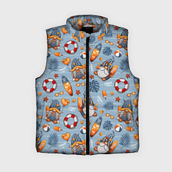 Женский жилет Пляжные гномы